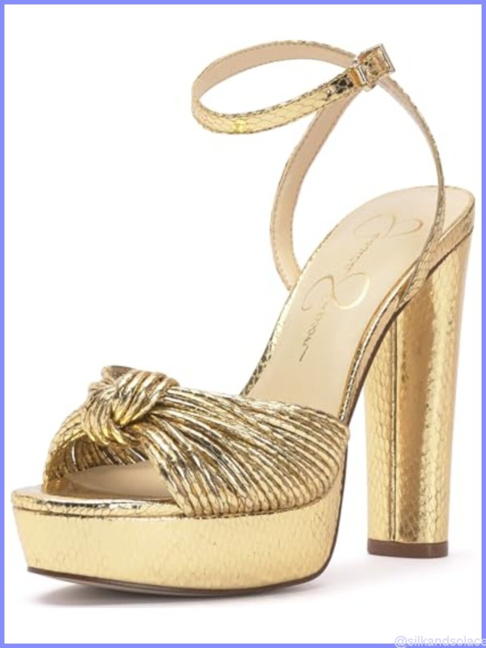 Faux Leather Platform Sandals Open Toe Ankle Strap Block Heel